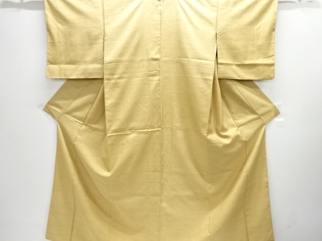 一ツ紋手織り真綿紬着物